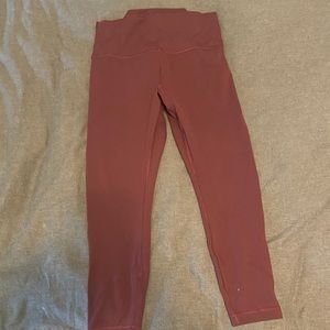 Lululemon burgundy leggings
